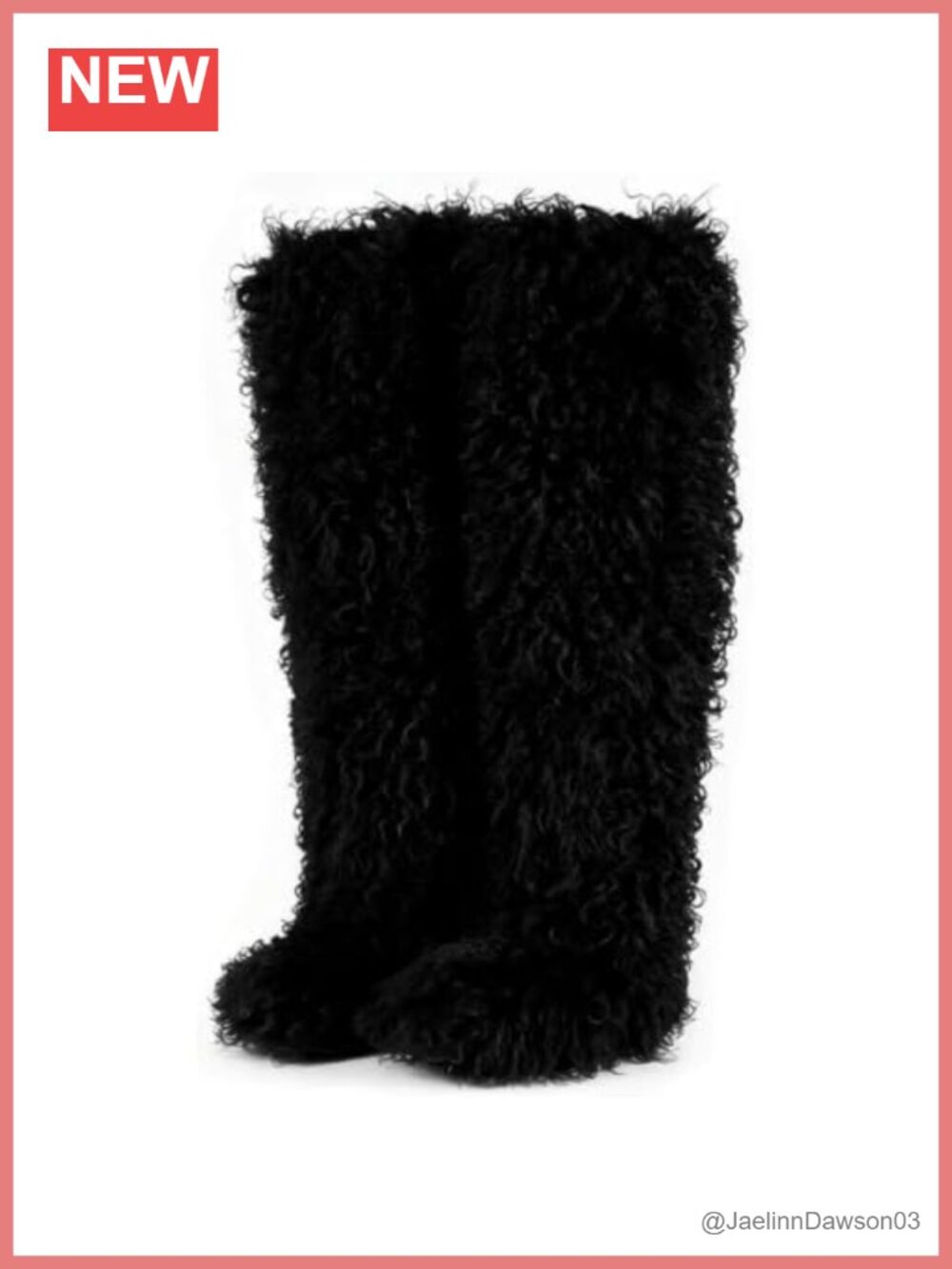 Over the Knee Faux Fur Boots Women Thigh High Fluffy Snow Boots
